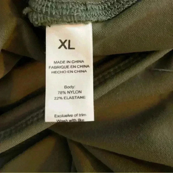 8. Astoria Activewear Olive Green Leggings XL NWT - Picture 5 of 5